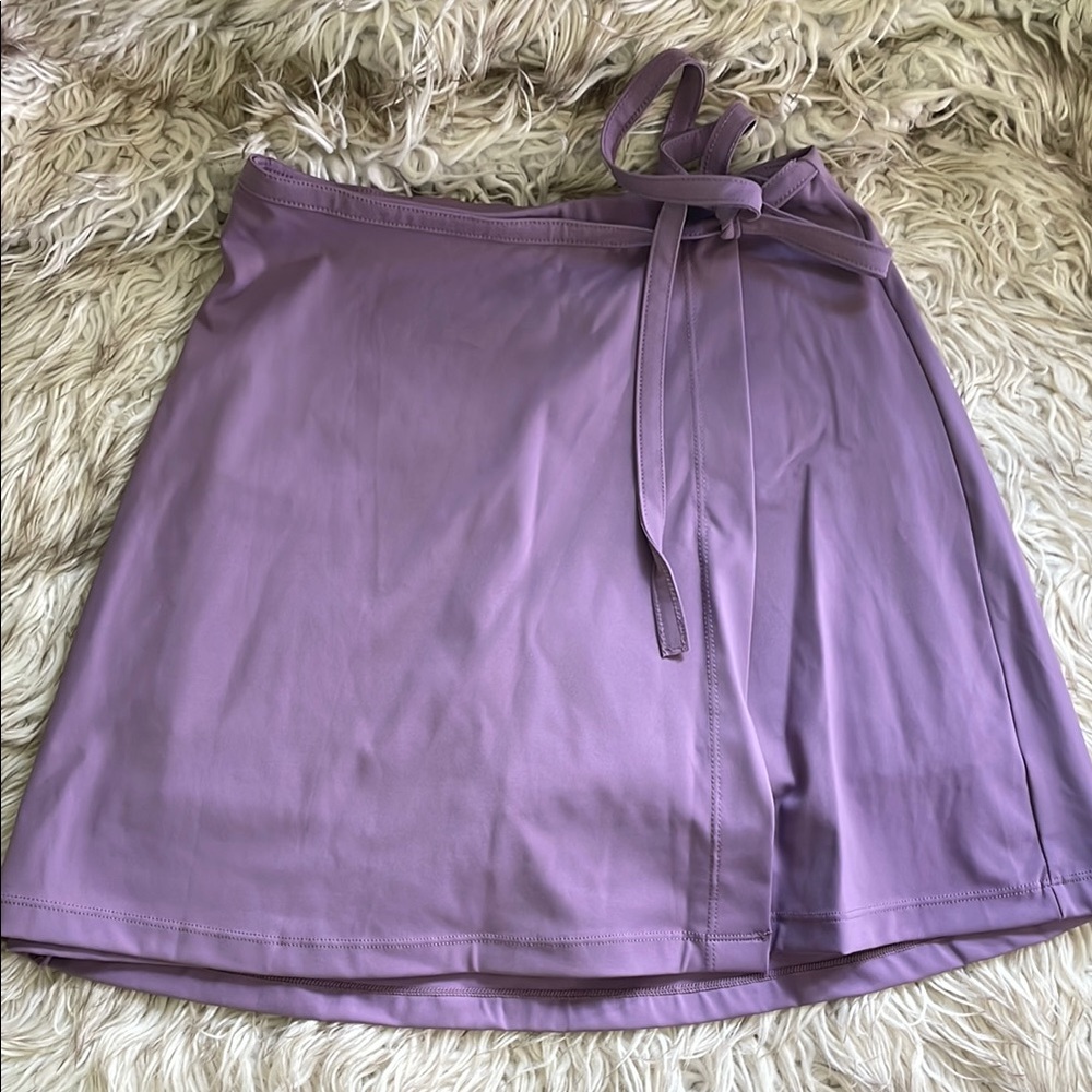 Halara Lavender Wrap Skirt nwot